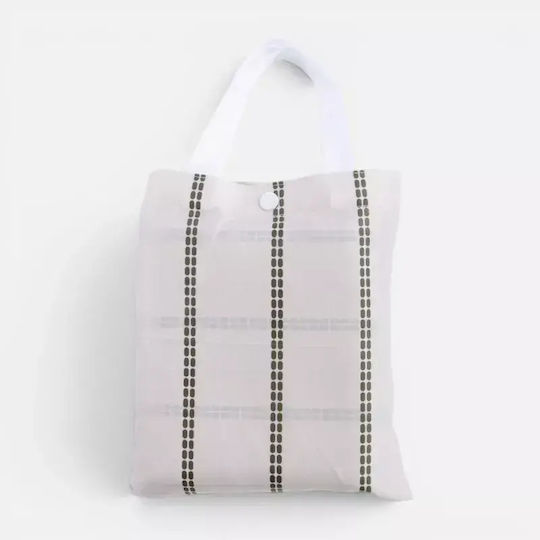 Nef-Nef Homeware Pol.apart Perdea de Duș Textilă cu Capse 180x180cm Ecru