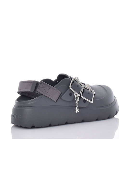 Crocs Loaferette Star Studded Women's Clogs Grey