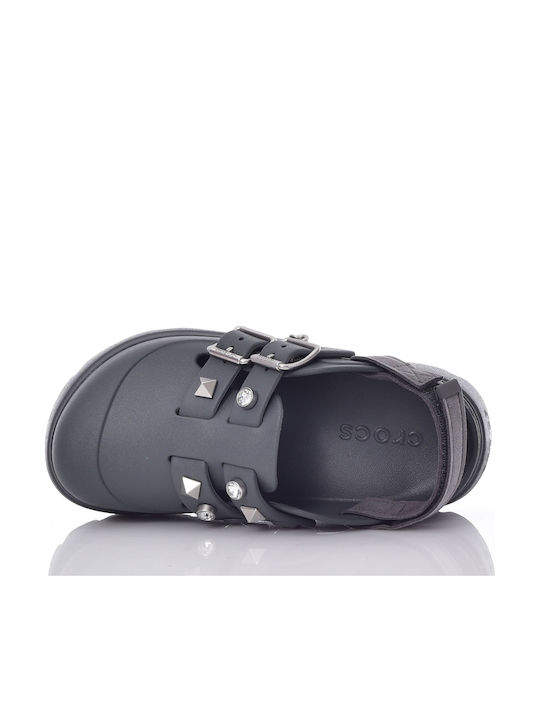 Crocs Loaferette Star Studded Women's Clogs Grey