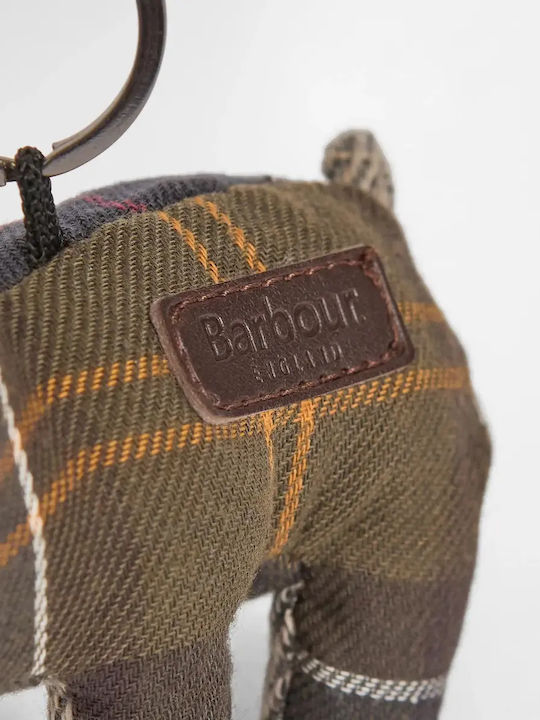 Barbour Animal Key Ring Ecru