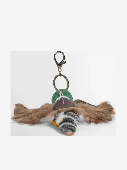Barbour Animal Key Ring Khaki