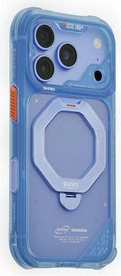 Skinarma Husă Saturn MagSafe + Suport Rotativ iPhone 18 Pro 17 Pro Albastră Sk-2026ipp6.3-saturn-blu