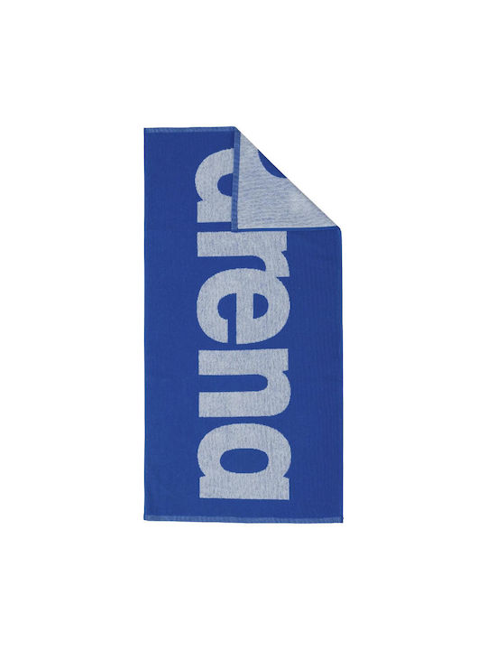 Arena Gym Soft Cotton Blue Gym Towel 100x50cm