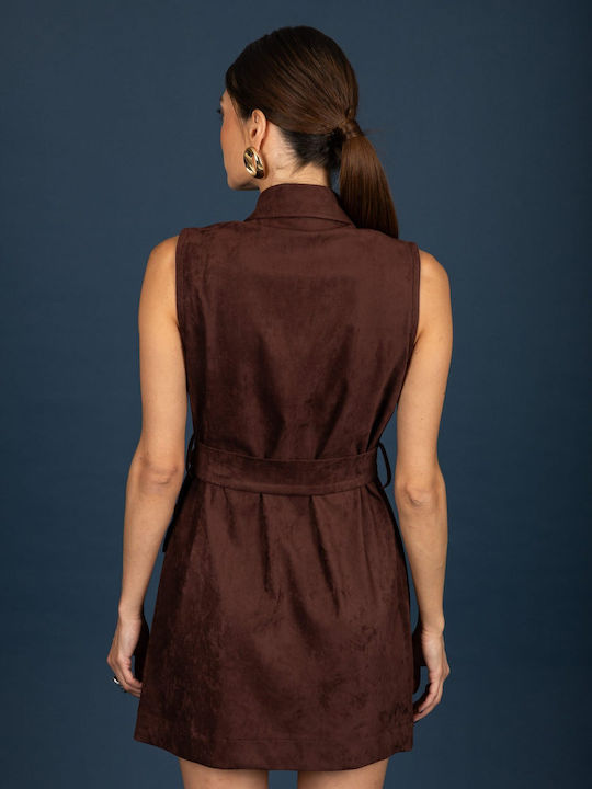 Мини Рокля Maroon