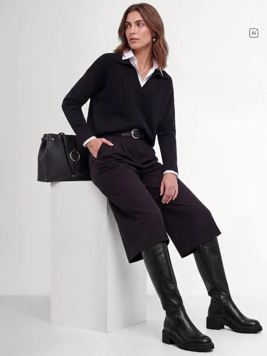 Damenstiefel Schwarz