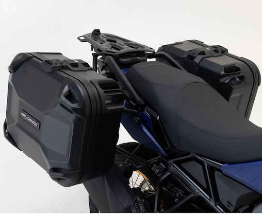Set of Case Mounts Sw-motech Dusc Aprilia Tuareg 660 Black