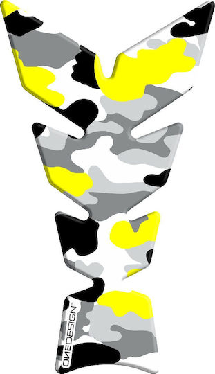 Tankpad One Design Soft Touch Camo Gelbes Klebender Tankschutz