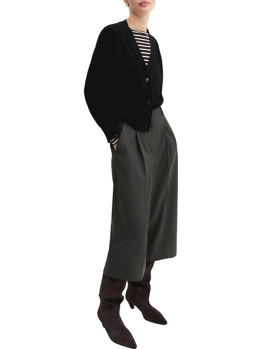 Women's Zip Culottes in Wide Fit Grey