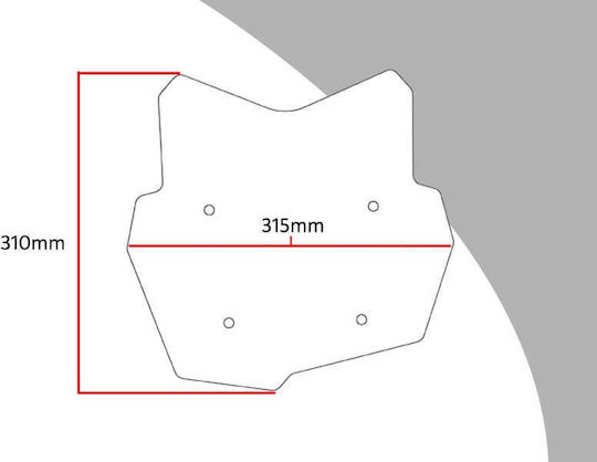 Powerbronze Vizieră colorată motocicletă pentru BMW F 750 GS PB-420-B134-001-24651