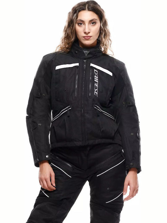 Gullfoss Women's Motorcycle Jacket 4 Seasons Waterproof Black