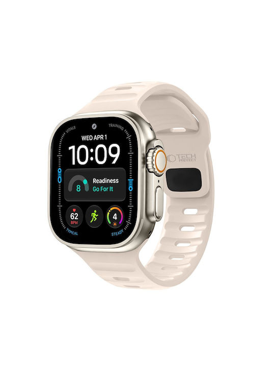 Tech-protect Silicone Line Apple Watch 8 9 10 11 12 Se Ultra 44 45 46 49 Mm Stone 5906302399000 Tech-protect Silicone Line Apple Watch 8 9 10 11 12 Se Ultra 44 45 46 49 Mm Stone 5906302399000