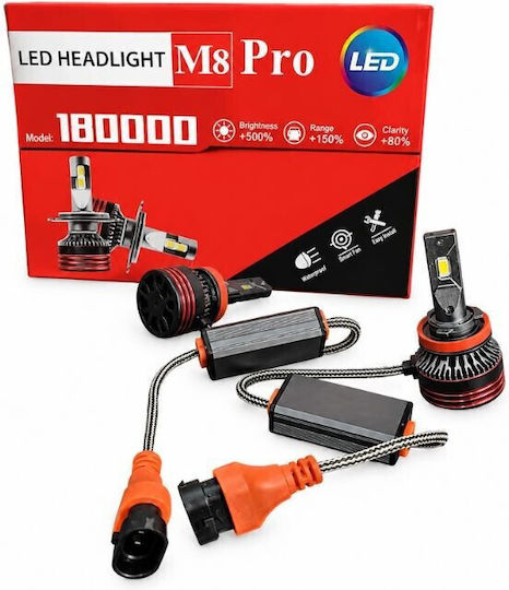 Λάμπα Αυτοκινήτου H11 LED 6000K Ψυχρό Λευκό 9-32V 120W