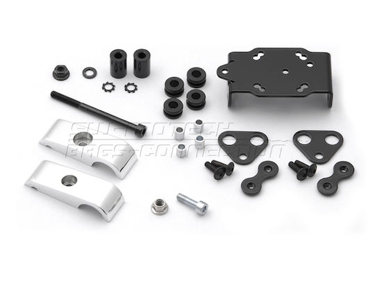 SW-Motech Nonshock Bar Clamp GPS-Mount Αντικραδασμικός Αντάπτορας για Βάση Κινητού Μοτοσυκλέτας