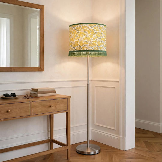 Oxygen Yellow Lemon Floor Lamp with E27 Bulb Socket Yellow