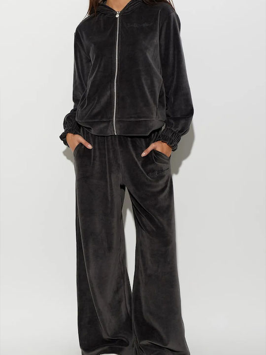 Damen-Sweatjacke Asphalt