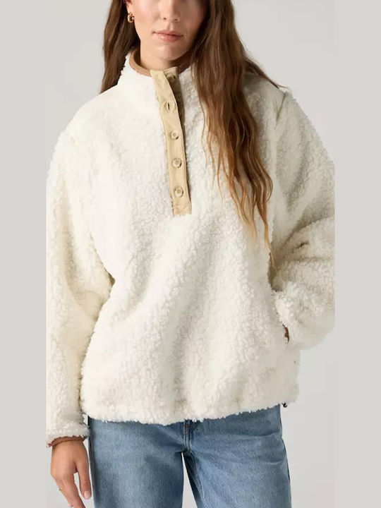 Langes Damen-Sweatshirt Egret