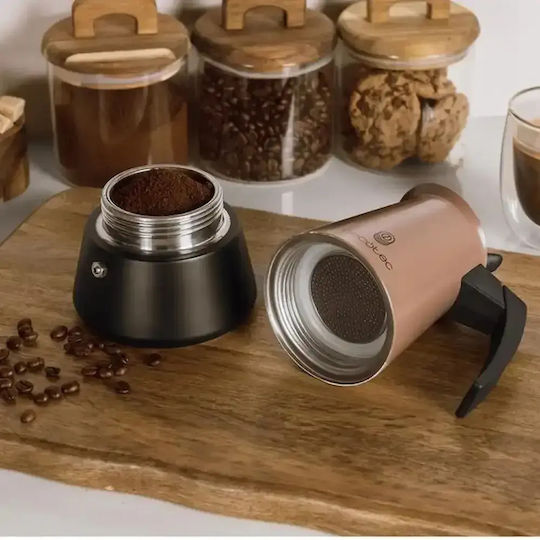 Cecotec Piccolina 200 Μπρίκι Espresso 2cups Inox Ασημί