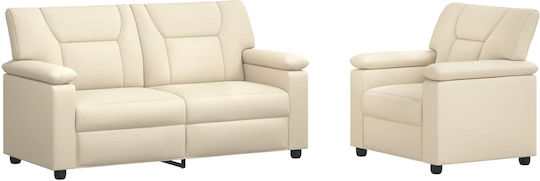 Wohnzimmermöbel-Set 2-Sitzer & Sessel