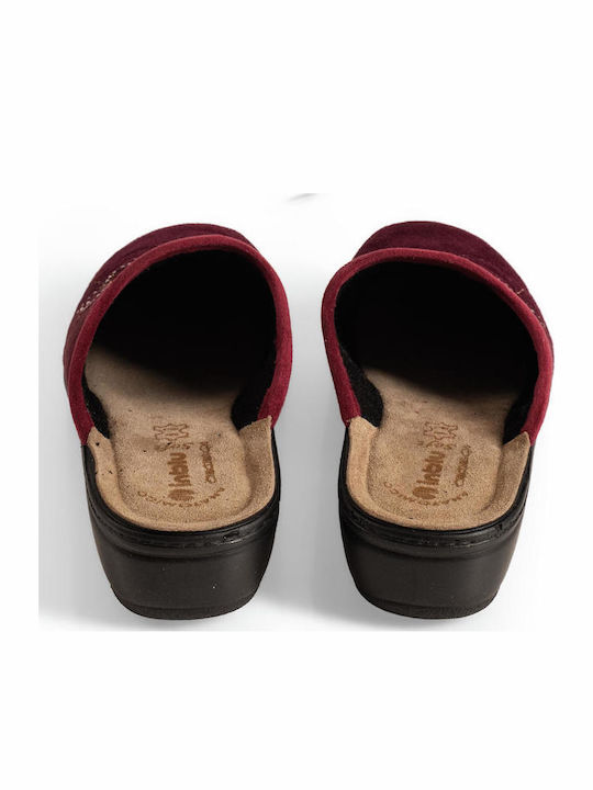 Anatomic Burgundy Women's Winter Slippers