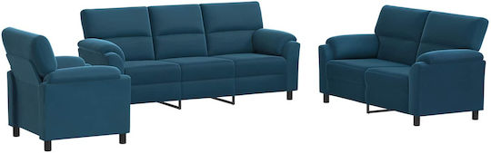 Wohnzimmermöbel-Set 3-Sitzer & 2-Sitzer & Sessel