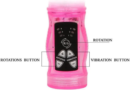 Baile Mini Rotator Mini Δονητής Rabbit Ροζ
