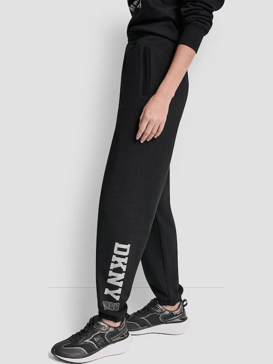 Панталон за анцуг с висока талия и ластик в светлолилав цвят