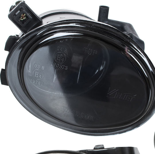BMW 3 E46 M-Paket M3 98–04 Getönte Halogen-Scheinwerferrahmen Links + Rechts 4er-Set