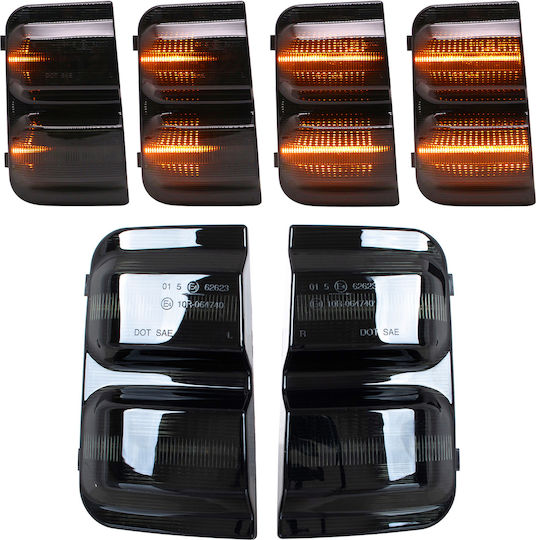 Fiat Ducato 2006 Led Side Indicator Smoked Dynamic 2 Pcs Set