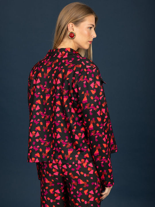 Long Sleeve Women's Shirt Black 132-71558-Black (22A)
