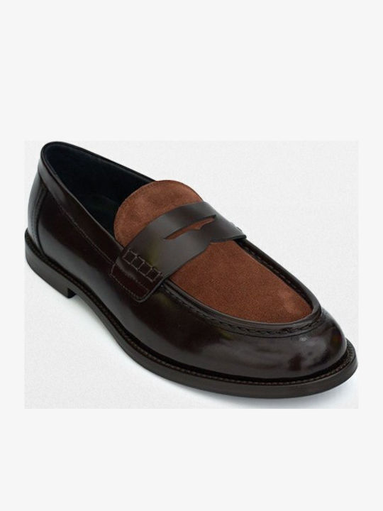 Leather Men's Loafers in Brown