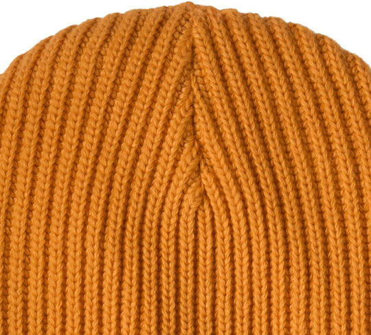 Unisex Beanie Knitted Hat in Orange