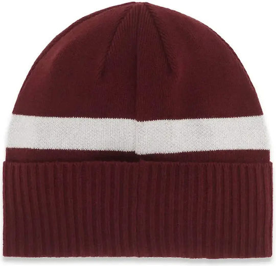 Unisex Knitted Headband in Burgundy
