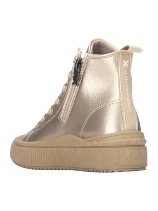 Παιδικά Sneakers High Χρυσά
