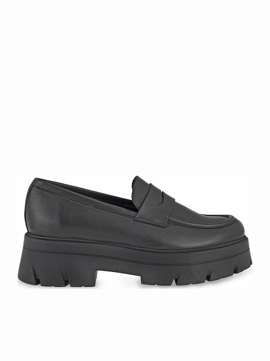 Leather Women's Oxfords in Black