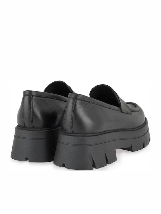 Leather Women's Oxfords in Black