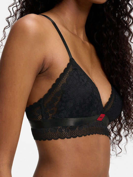 Hugo Triangle Bra Lace Trims Savana Triangle P Black Εσώρουχα Female Black 50570655-001 Hugo Triangle Bra Lace Trims Savana Triangle P Black Εσώρουχα Female Black 50570655-001