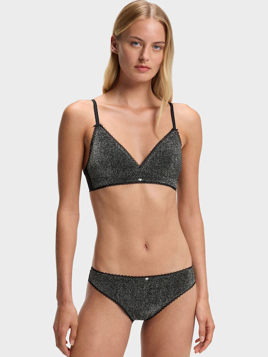 Hugo Stretch-jersey Bralette Shiny Triangle P Black Εσώρουχα Female Black 50570539-001 Hugo Stretch-jersey Bralette Shiny Triangle P Black Εσώρουχα Female Black 50570539-001