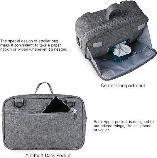 Queen Mother White Stroller Organizer