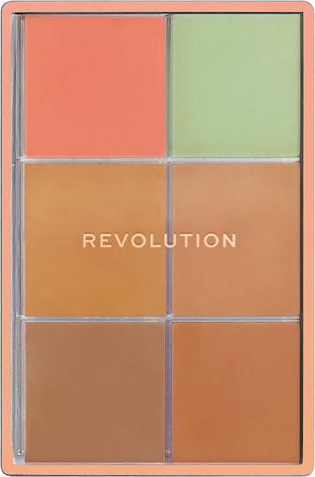 Revolution Everything Base Face Icon Complexion Palette Medium