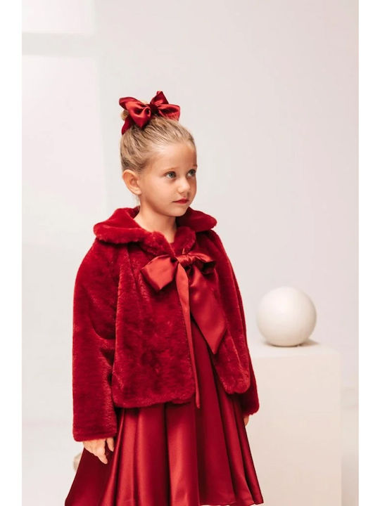 Baby Bloom Roter Taufmantel