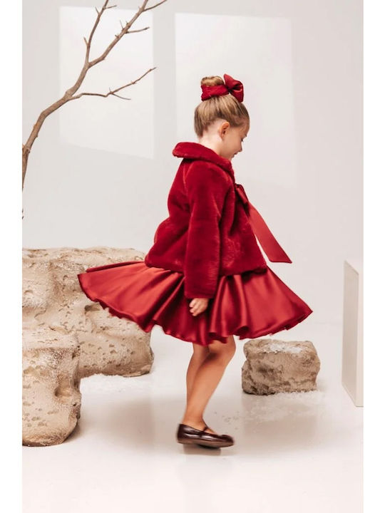 Baby Bloom Roter Taufmantel