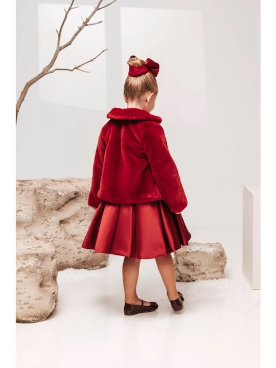 Baby Bloom Roter Taufmantel