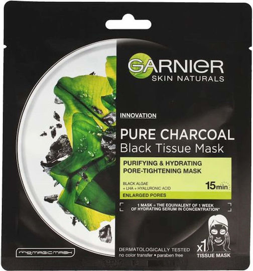 Skin Naturals Pure Charcoal Sheet Mask 28gr