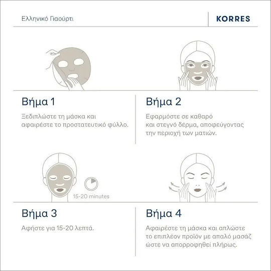 Korres Korres Αγριο Τριαντάφυλλο Gesichts- & Augenmaske 20ml