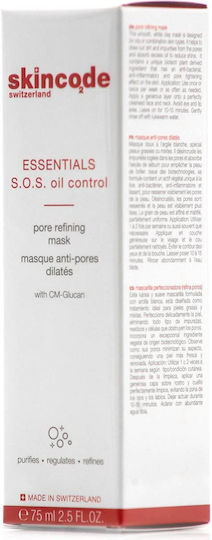 Skincode Essentials Sos Oil Control Face Mask 75ml