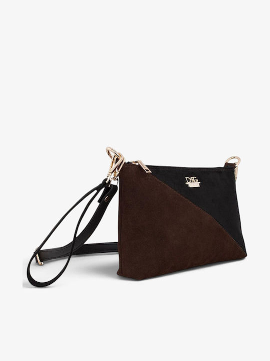 Γυναικείο Clutch Suede Καφέ