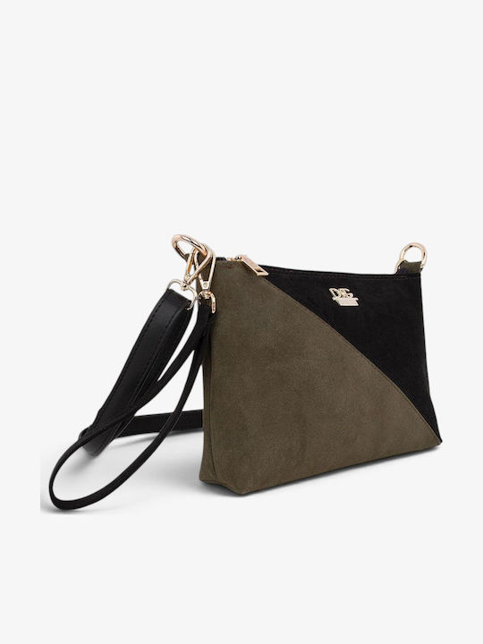 Γυναικείο Clutch Suede Μαύρο