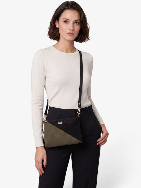 Women's Clutch Suede Black