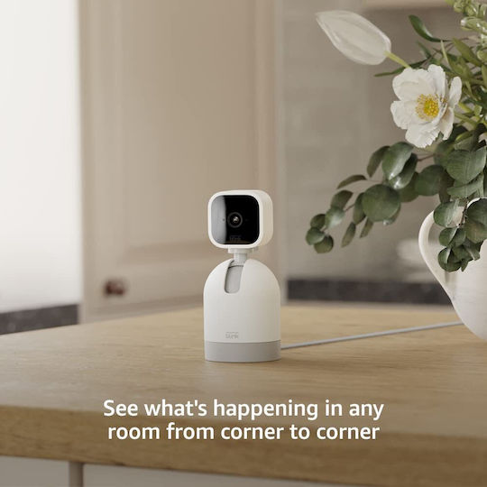 Mini Pan-Tilt IP Камера за видеонаблюдение с Wi-Fi и двупосочна комуникация