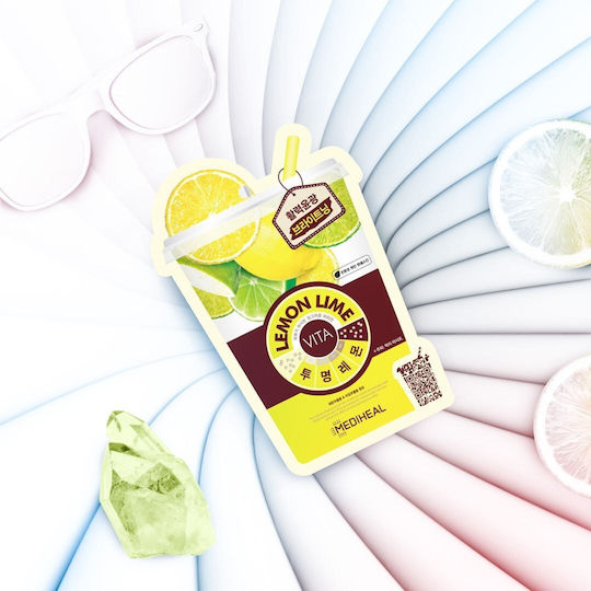 Mediheal Vita Zitrone-Limette-Maske Illuminating Sheet Mask Zitrone-Limette 20ml